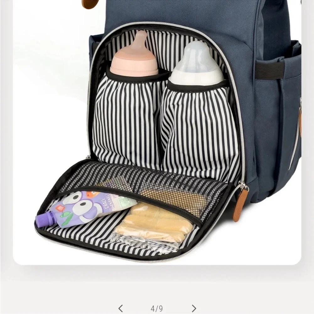 Lenappy the Richie Midnight Blue Diaper Bag.